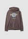 Grey pure cotton hoodie with Hard Rock Cafe print_0
