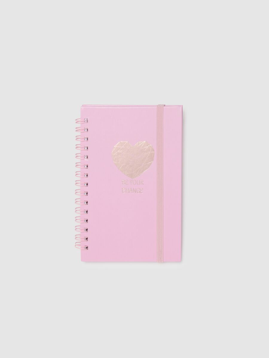 Hardcover Pink Agenda with Decorative Cover_0