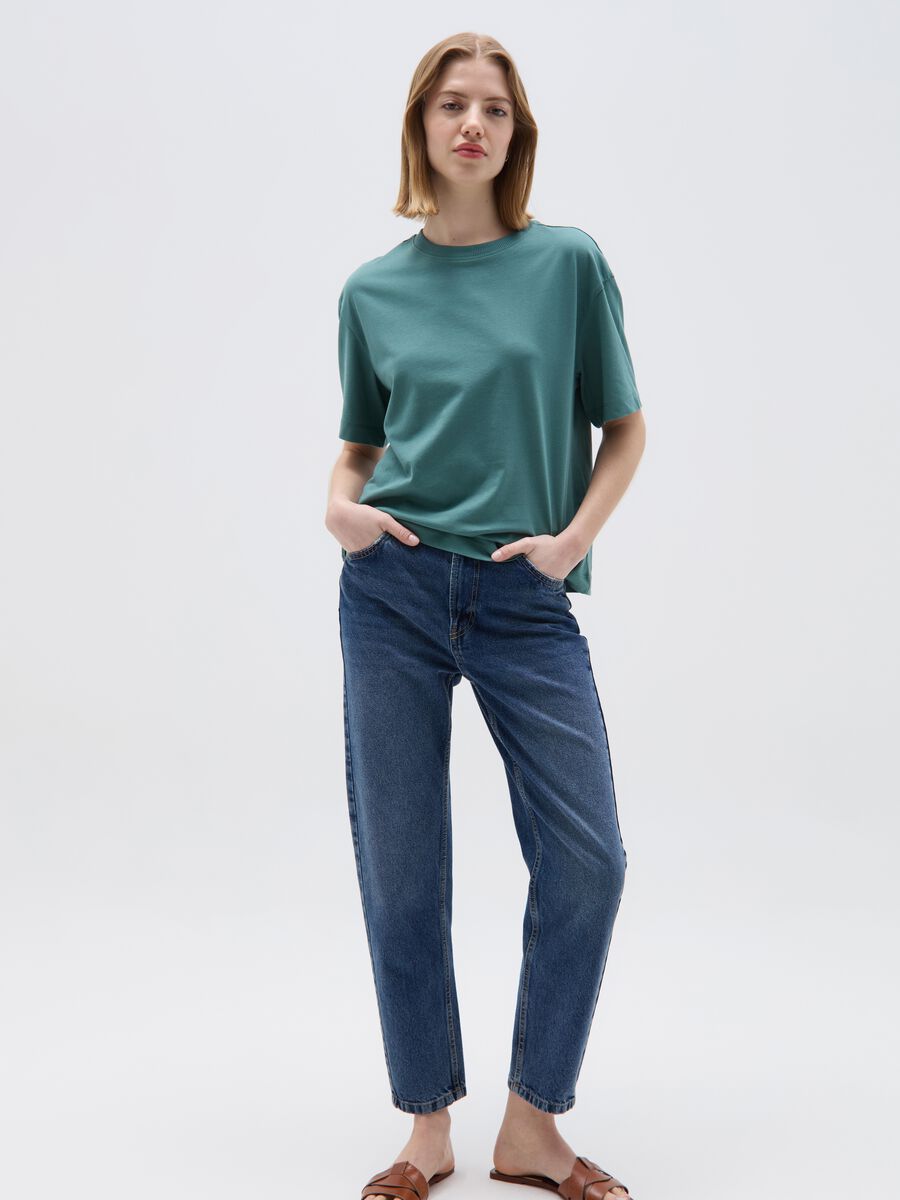 Boxy-fit T-shirt in organic cotton_1