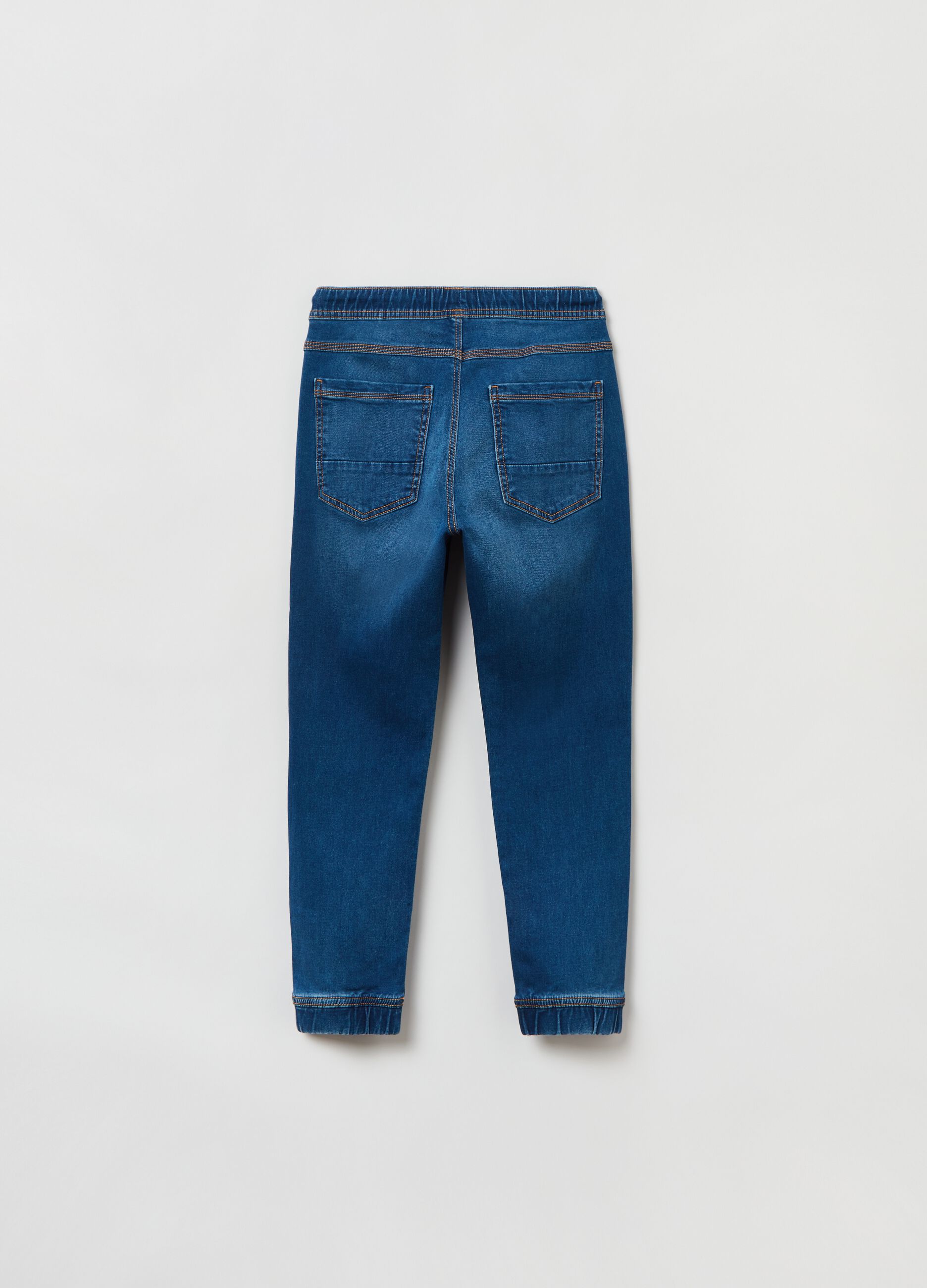 Joggers in French Terry denim