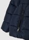 Blue Padded Jacket with Hood_3