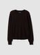Brown crew-neck wool-blend jumper, regular fit_4
