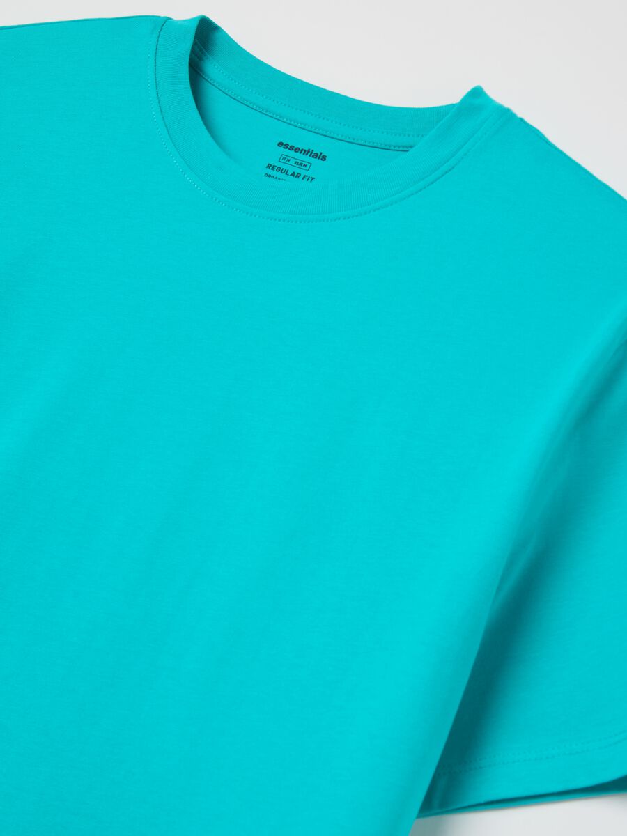 Organic cotton T-shirt with round neck_5