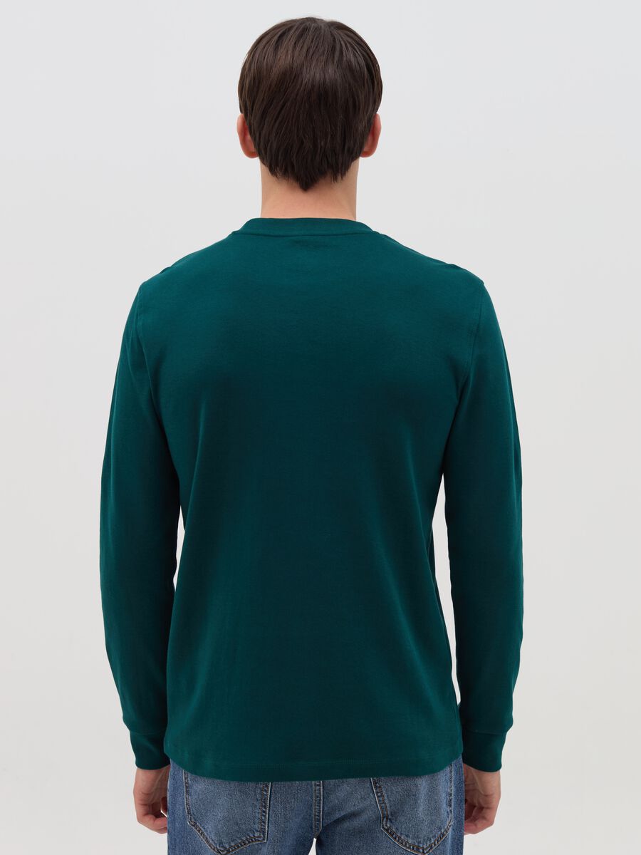 Long-sleeved T-shirt in interlock cotton_3