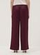 Red wide-leg trousers with regular waist_2