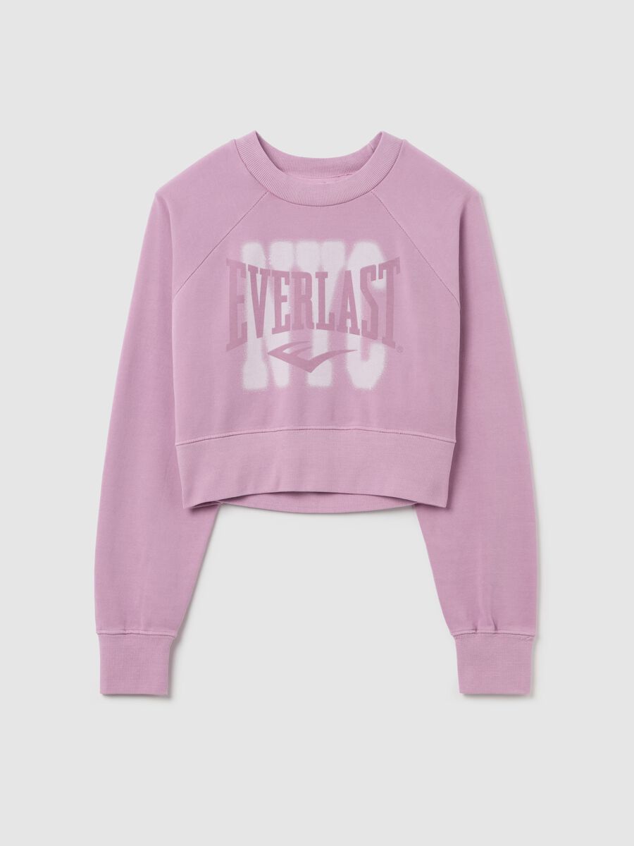 Cropped sweatshirt with logo print_4