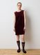 Red Velvet Sleeveless Slim Fit Dress_1