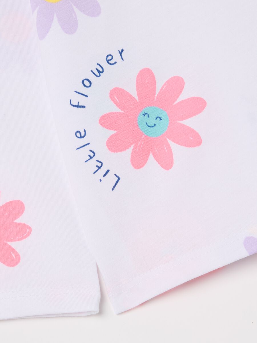 Long-sleeved T-shirt with flower print_2