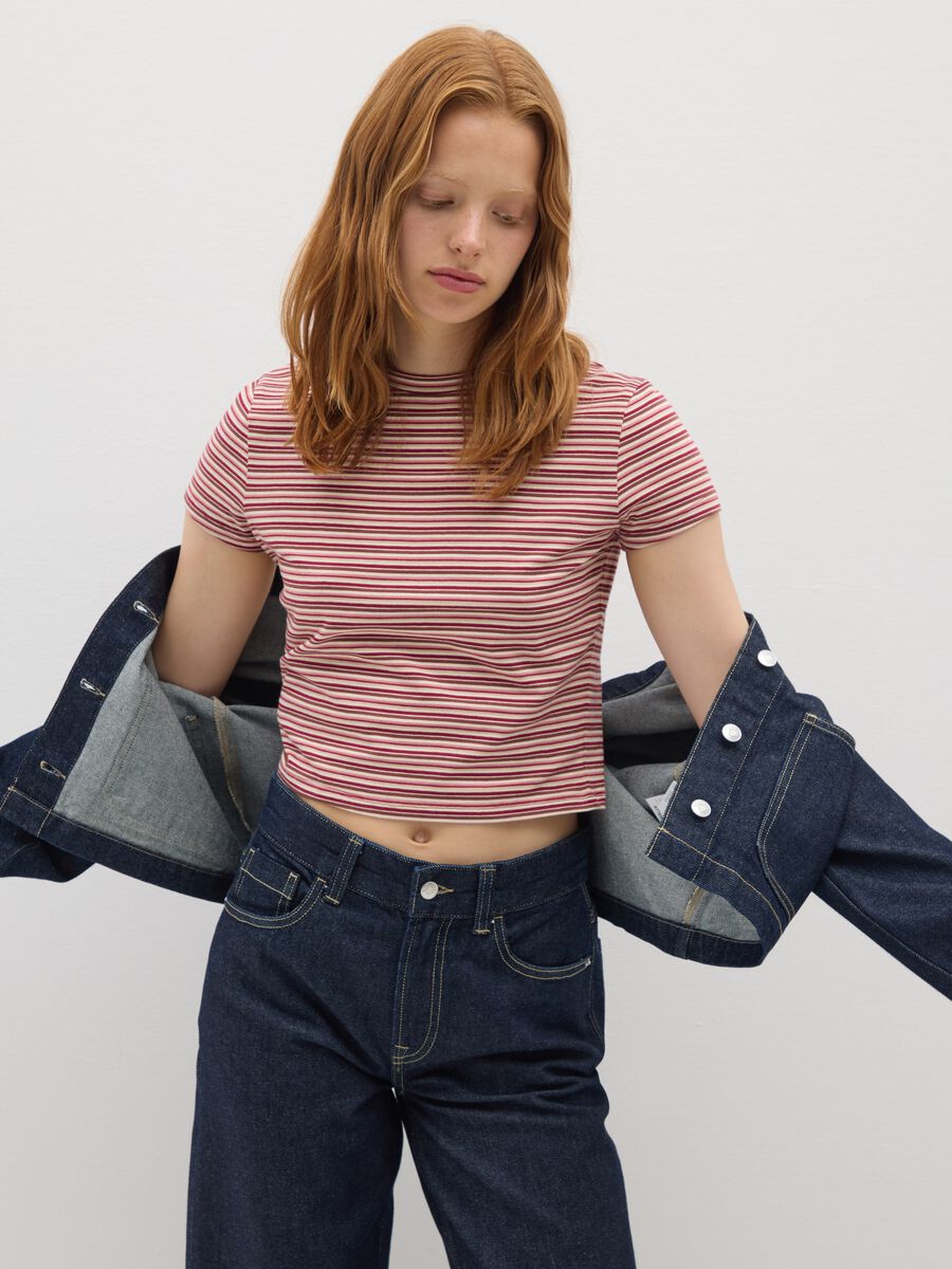 Women's Multicolour Pure Cotton T-shirt_0