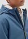 Boys' jacket in blue fabric regular fit_2