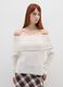 White Boat Neck Pullover_1