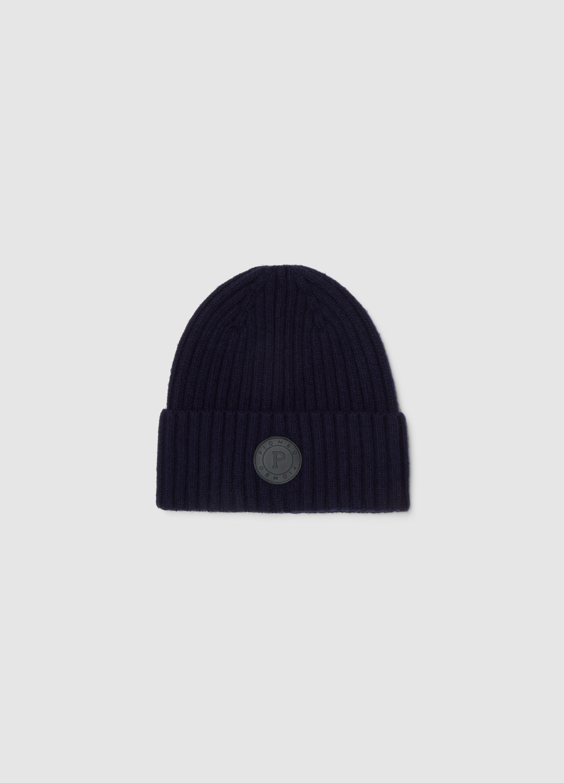 Blue Wool Blend Hat