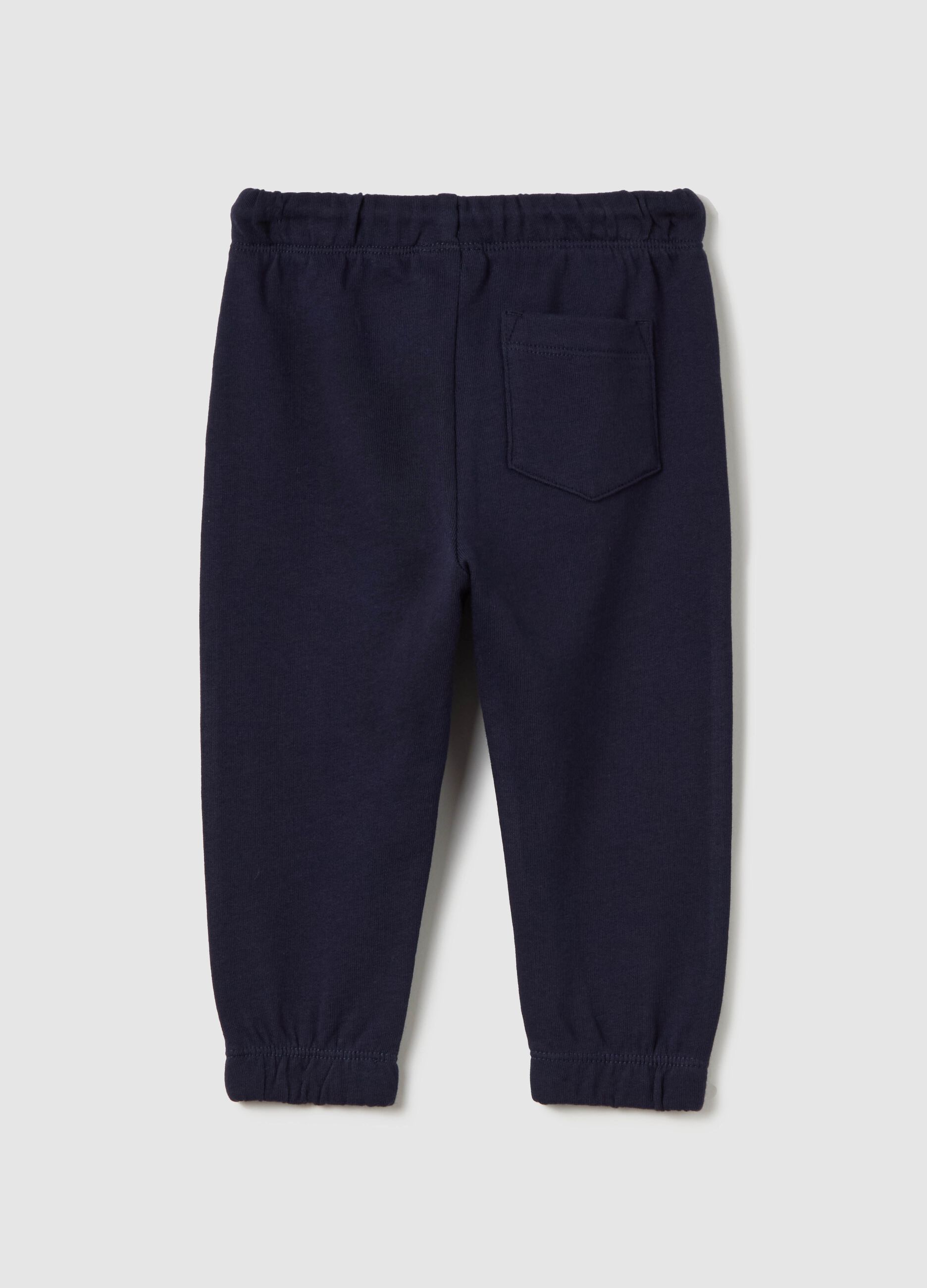 Joggers in cotone con coulisse
