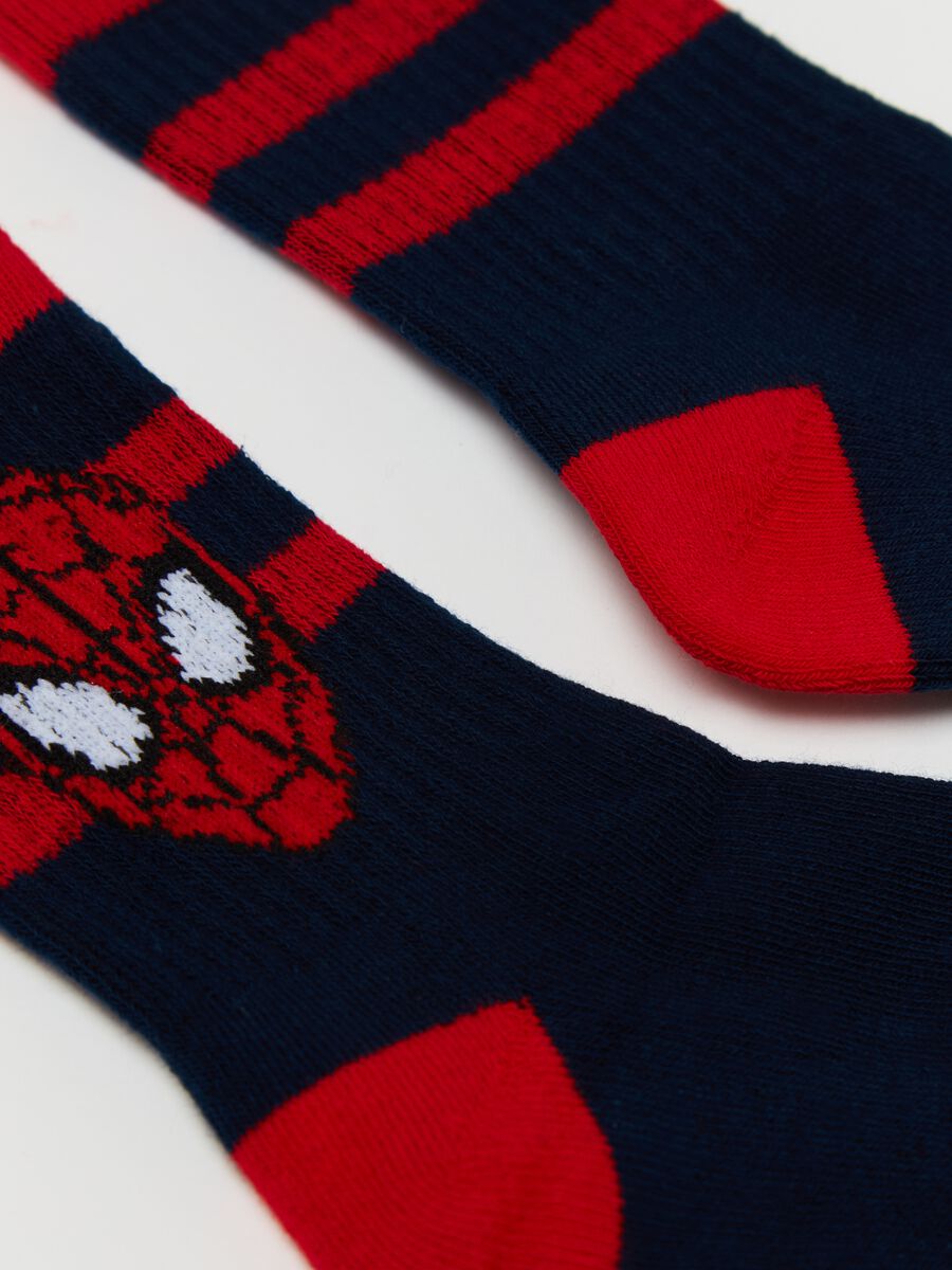 Two-pair pack short Spider-Man tennis socks_1