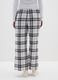 Grey checked flannel pyjama trousers_2