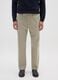 Beige Regular Fit Chino Trousers_1