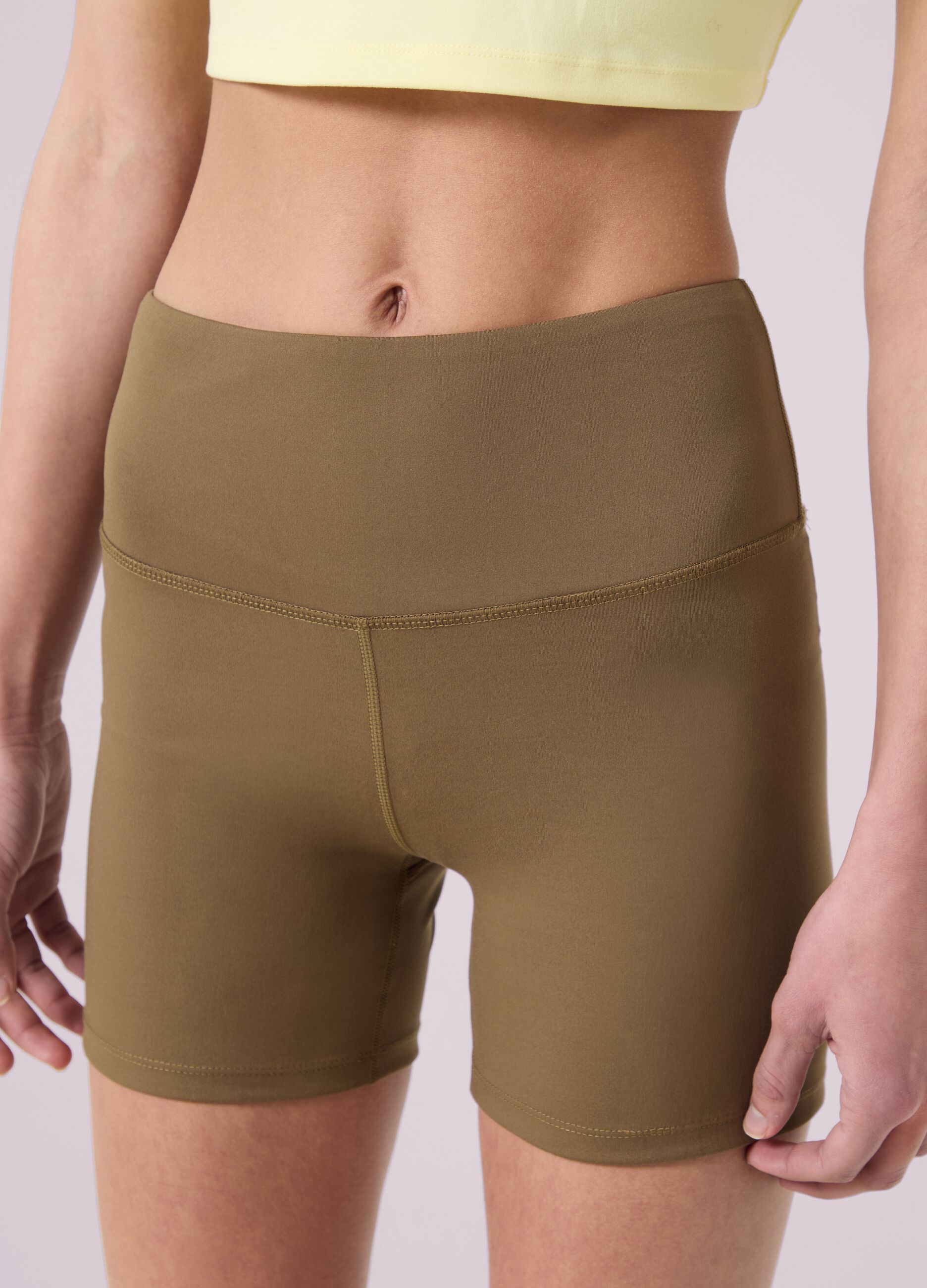 ALTAVIA STUDIO technical fabric shorts