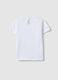 White pure cotton T-shirt for girls regular fit with unicorn_1