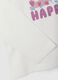 Girls' white cotton blend t-shirt regular fit_3