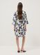 Multicolour floral print oversized stretch cotton dress_3