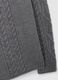 Grey Regular Fit Knitted Pullover_5