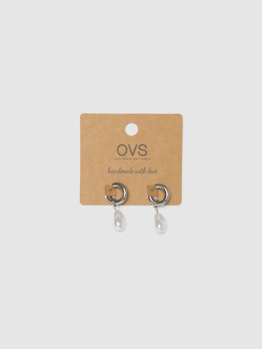 Multicolour Stainless Steel Drop Earrings_0