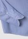 Regular fit blue pure cotton shirt_5
