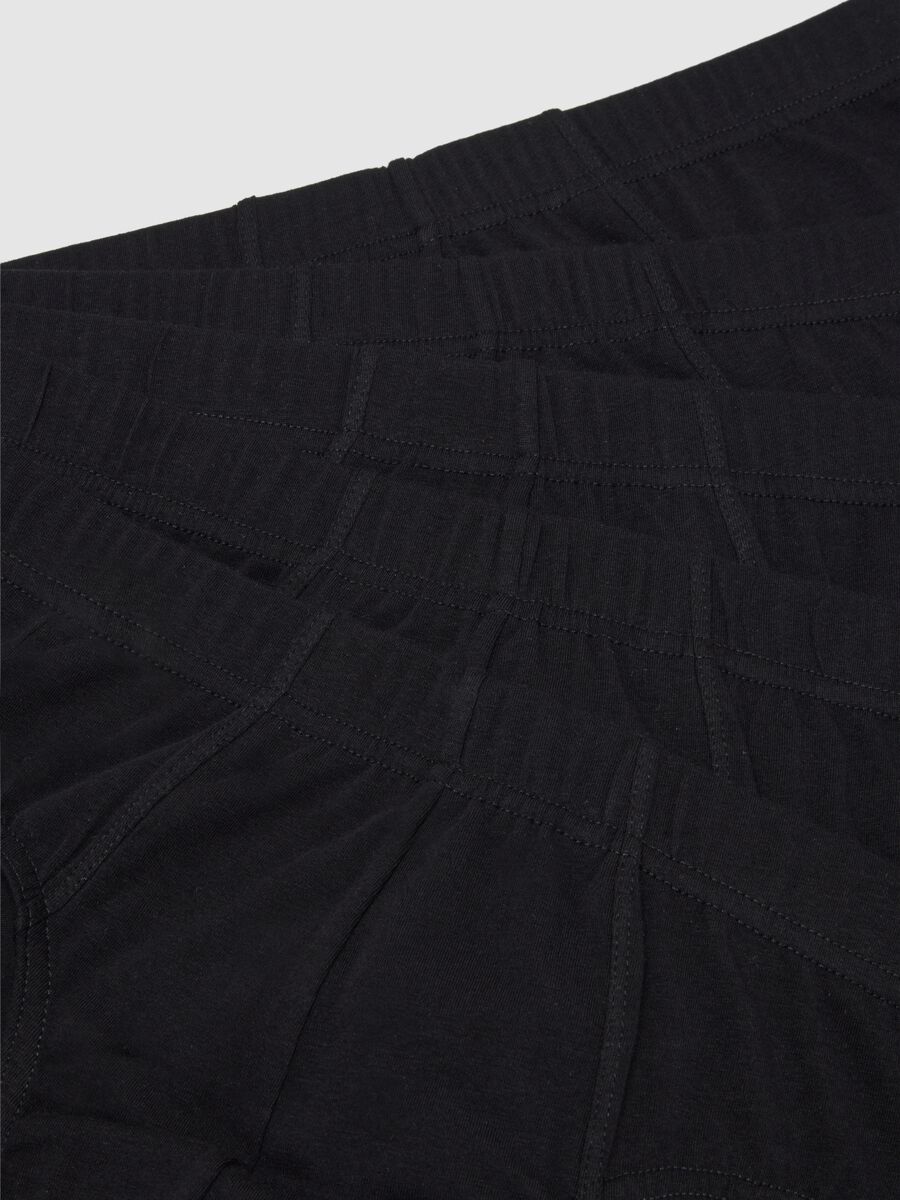 Set of black stretch cotton briefs_5