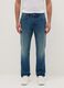 Pure Cotton Blue Regular Fit Jeans_1