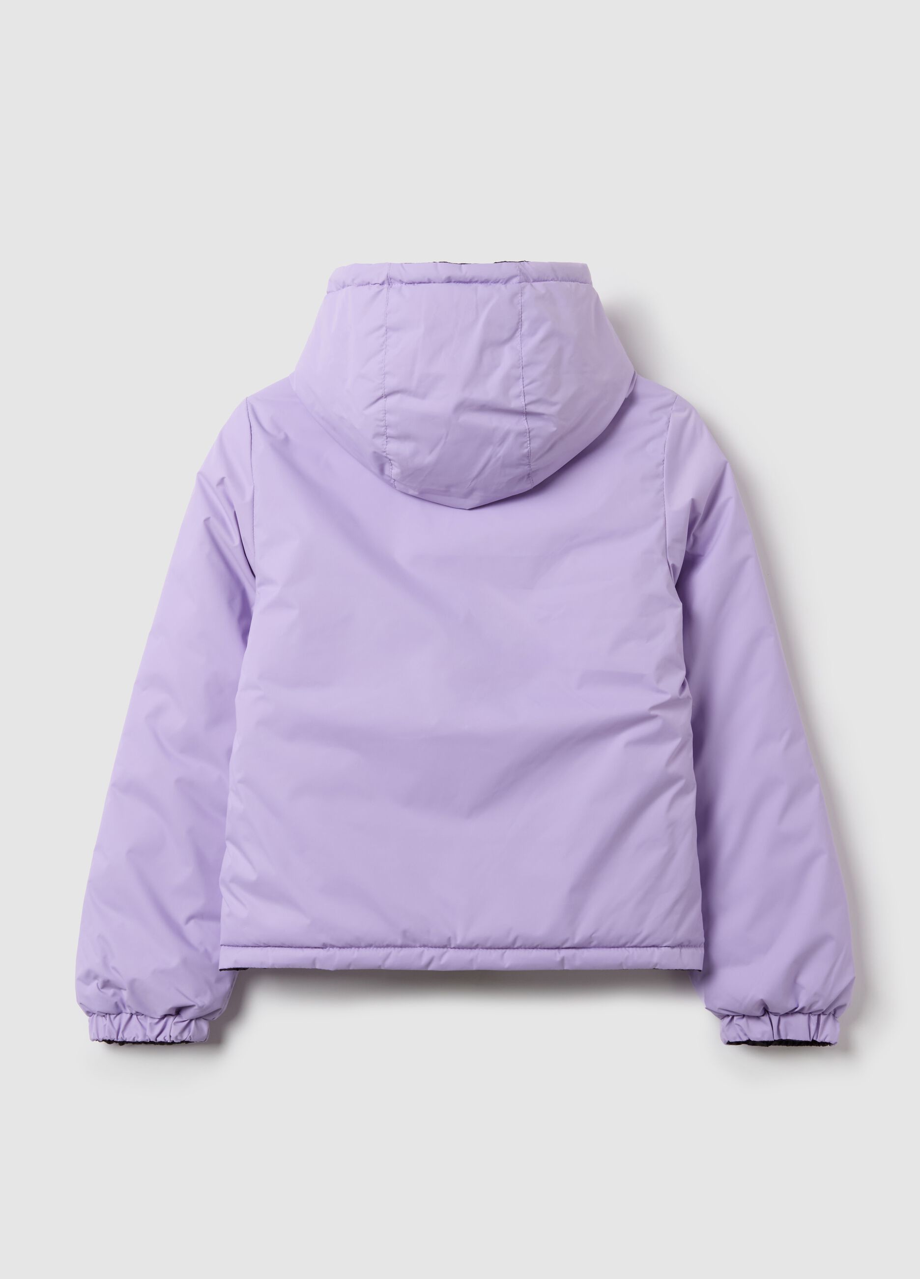 Reversible waterproof ultralight down jacket