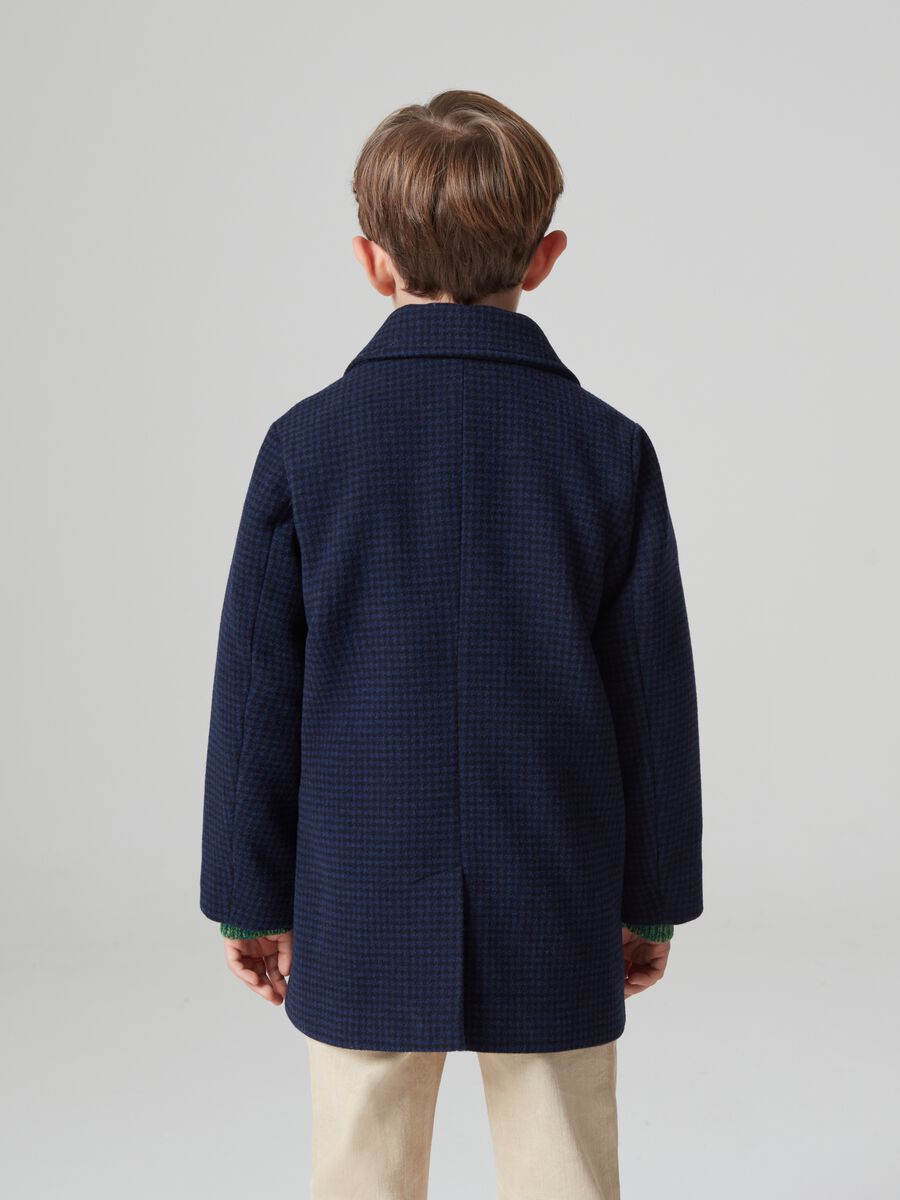 Cappotto doppiopetto con fantasia check_2