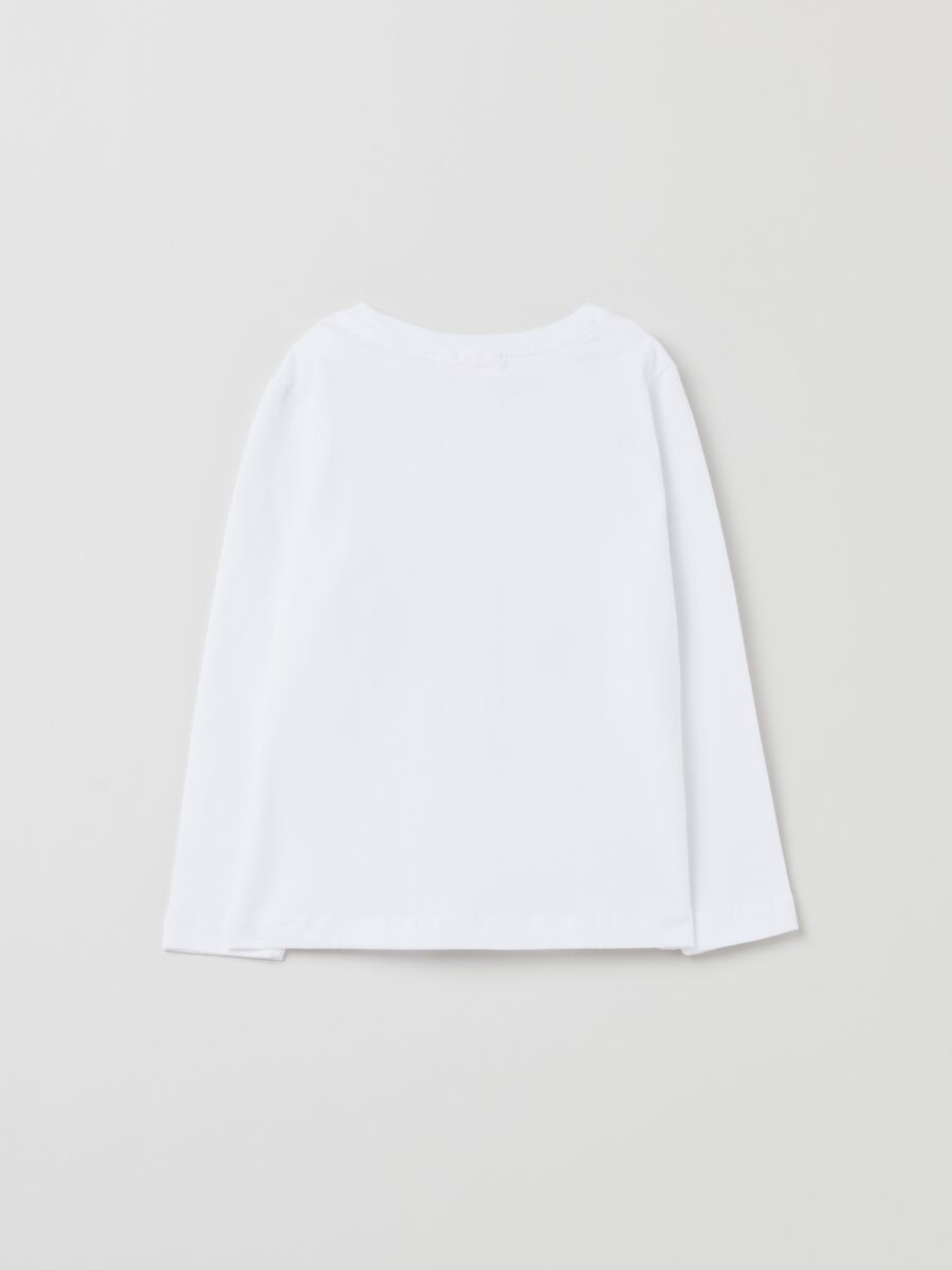 T-shirt a maniche lunghe stampa Barbie™_1