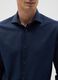 Men's Pure Cotton Blue Slim Fit Shirt_2