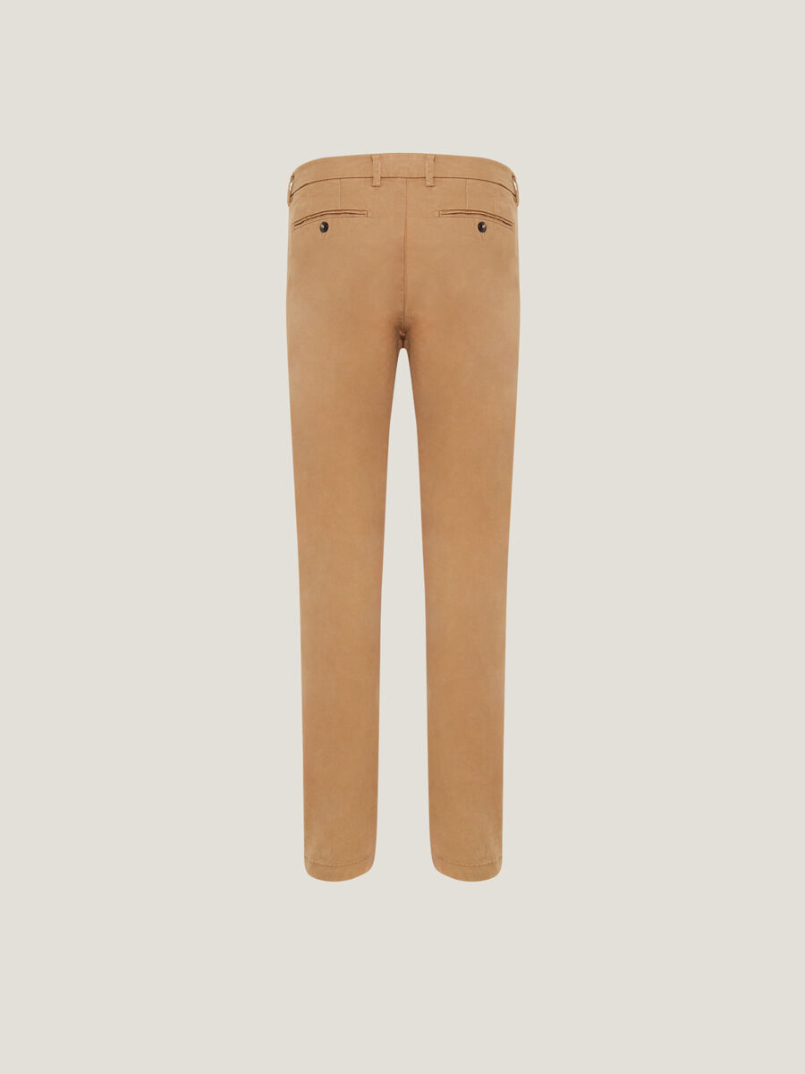 Pantaloni regular fit in twill stretch_4