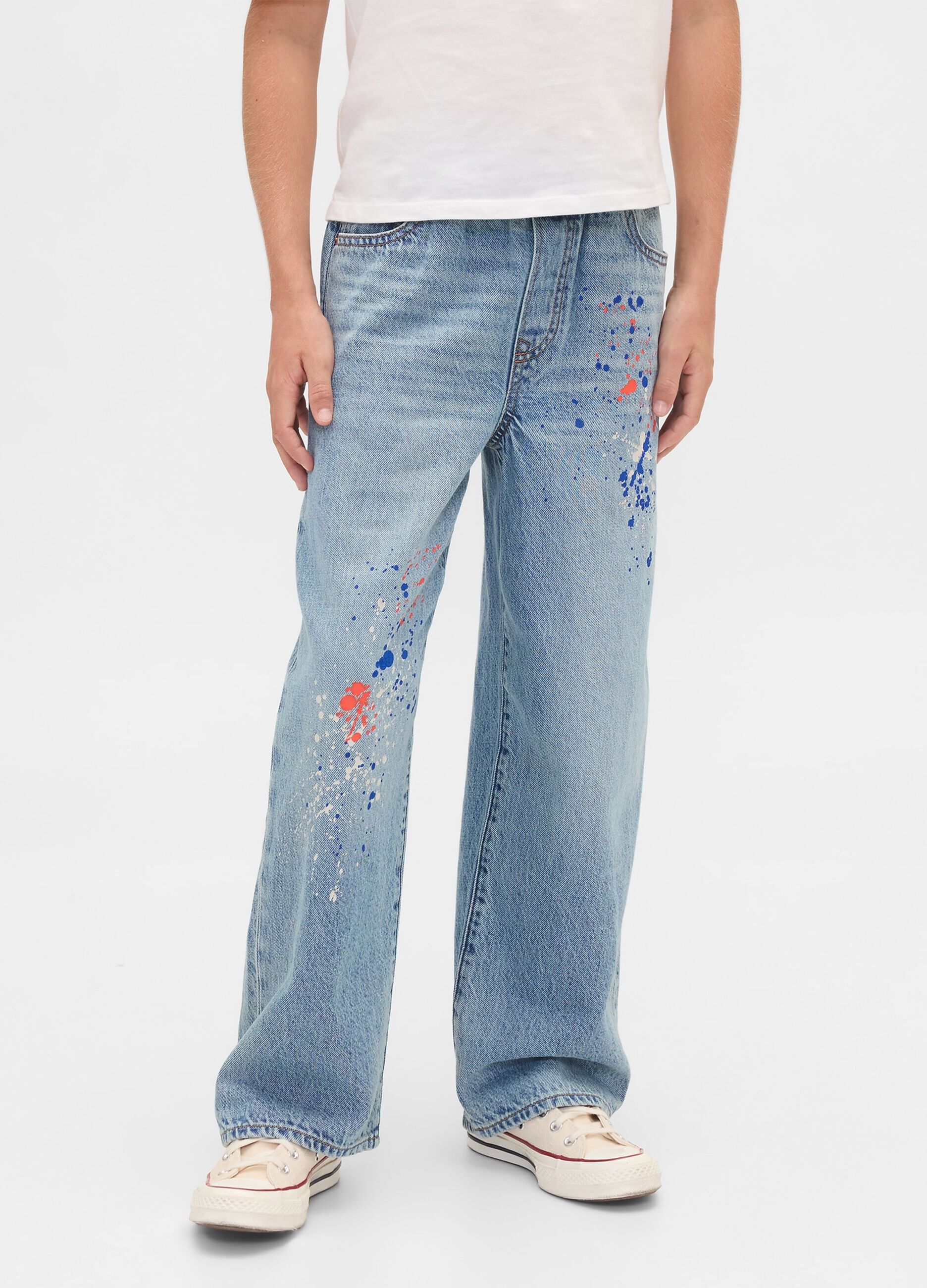 Jeans denim ampio per bambino