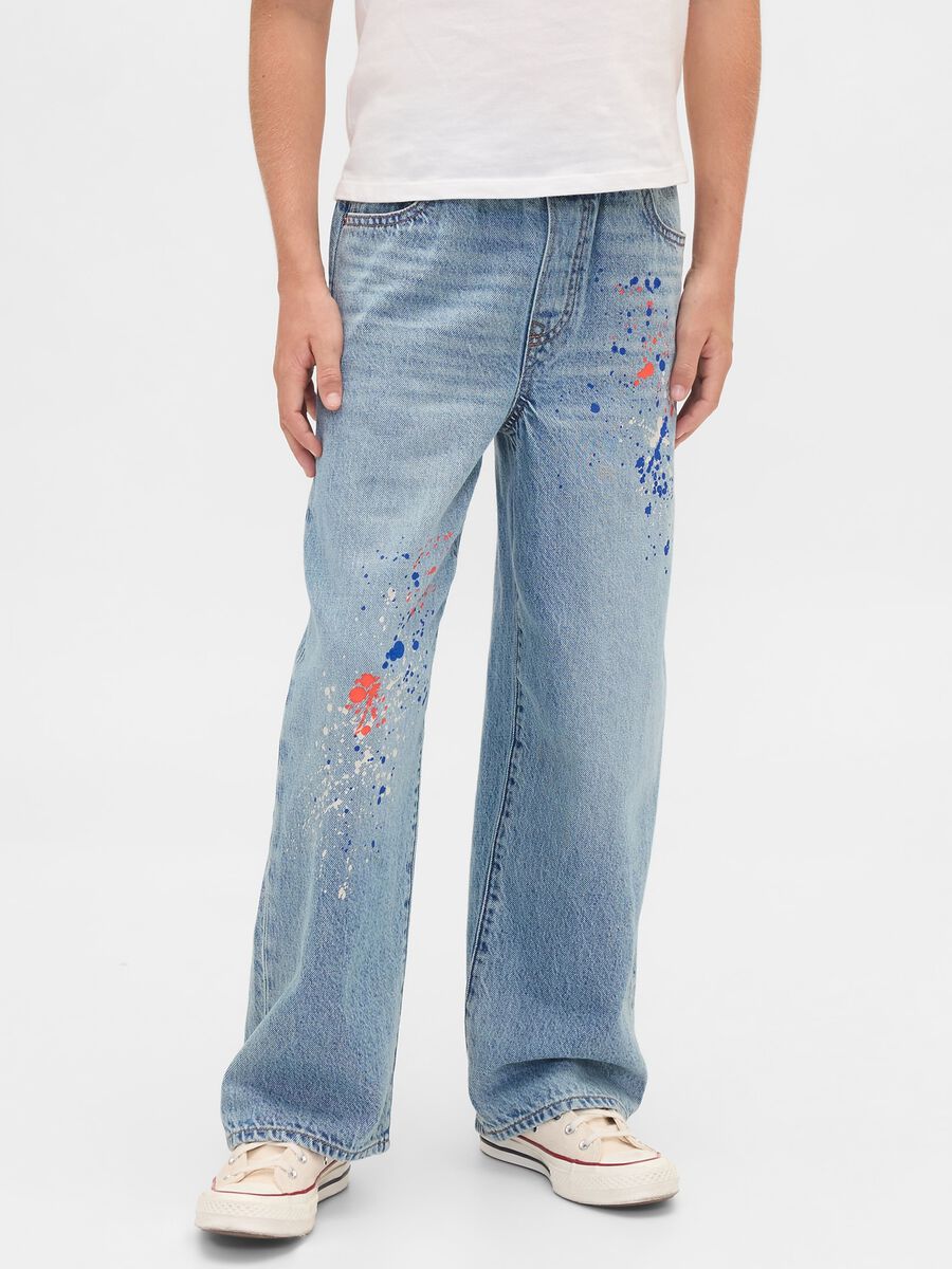 Jeans denim ampio per bambino_1