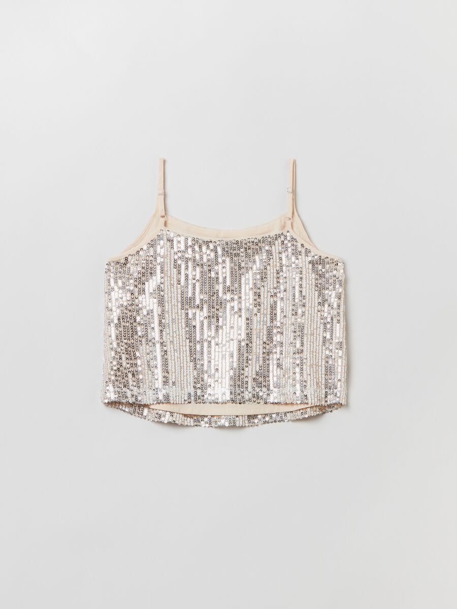Tank top con paillettes_1