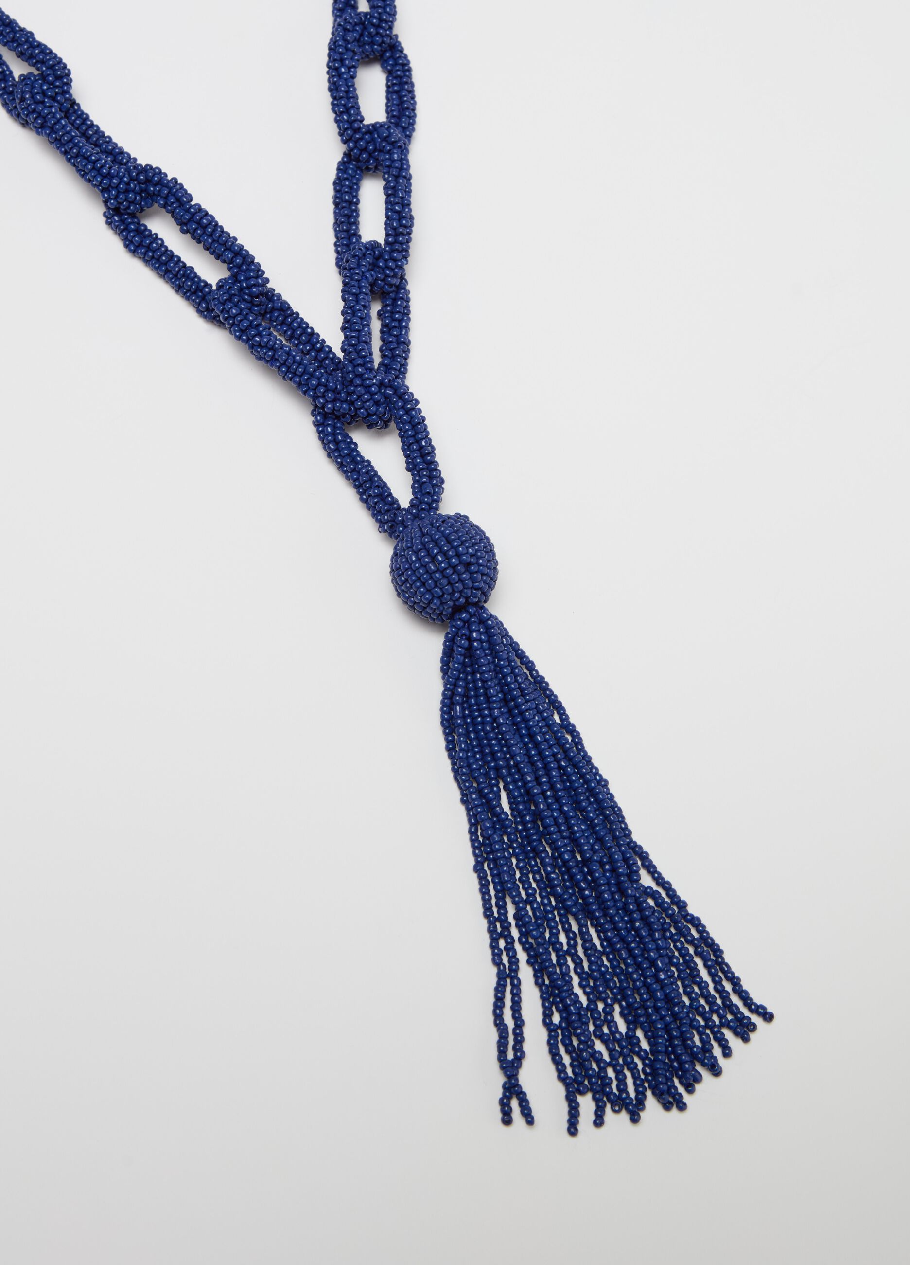 Chain necklace with beads