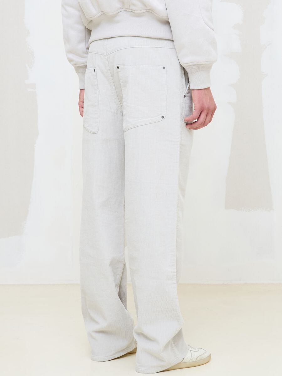 Corduroy Carpenter Pants Light Beige_3