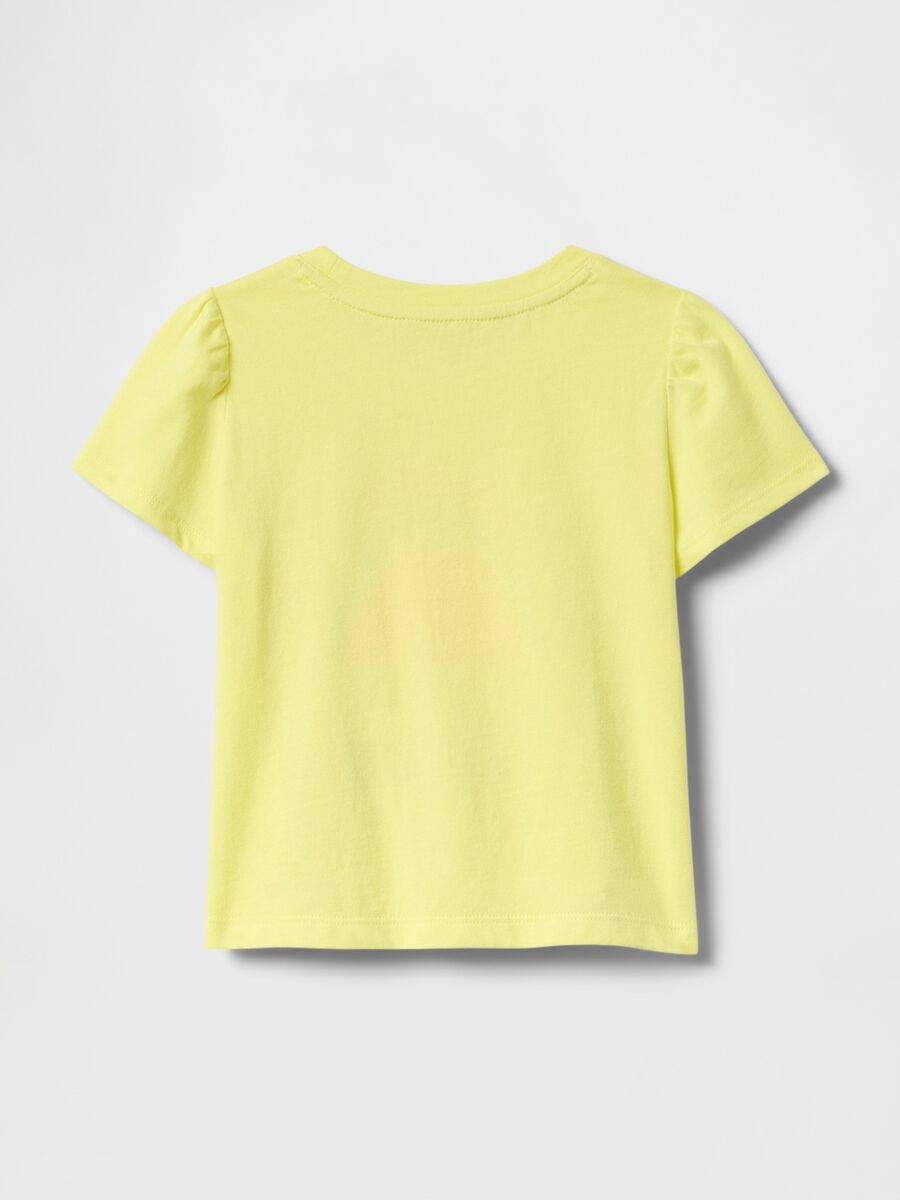 Yellow T-shirt with watermelon print for kids_1