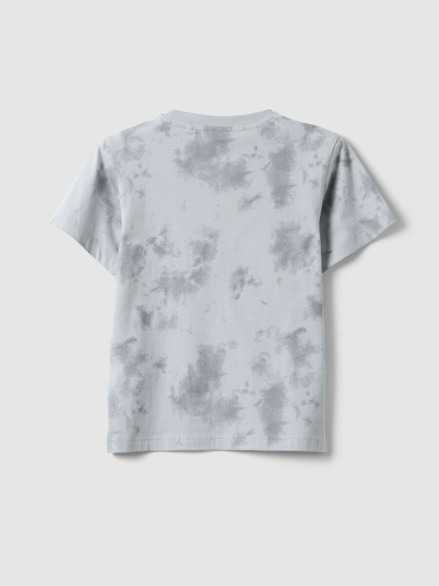 Children's Grey Tie-Dye Pure Cotton T-shirt Regular Fit_1