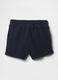 Cotton-blend shorts with elasticated waist_1
