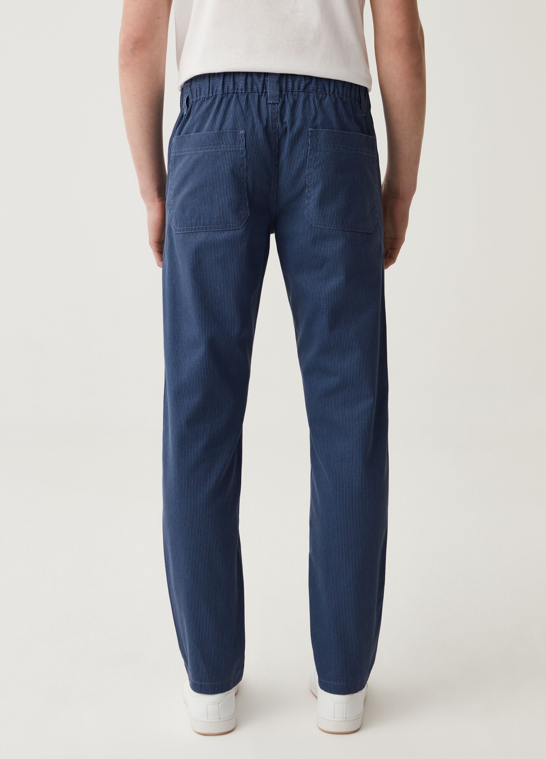Pantalone workwear a righe Grand&Hills_2