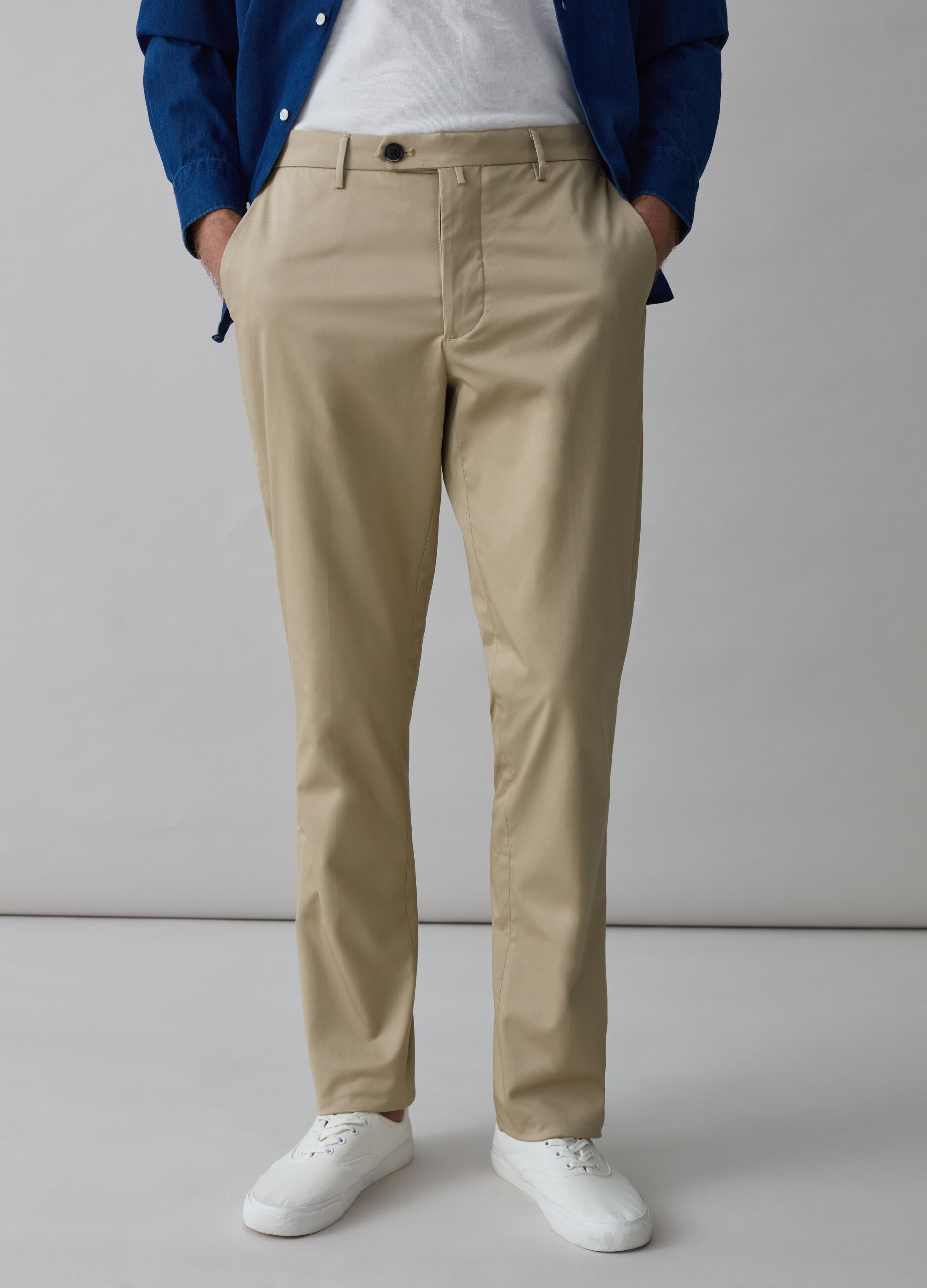 Contemporary chino trousers