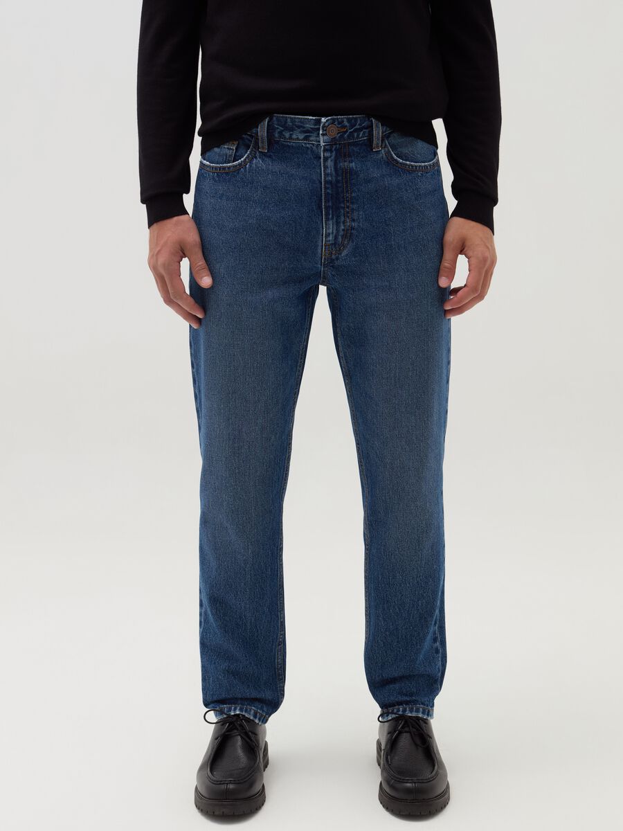 Jeans relaxed fit cinque tasche_1