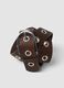Brown belt with metal eyelets_2