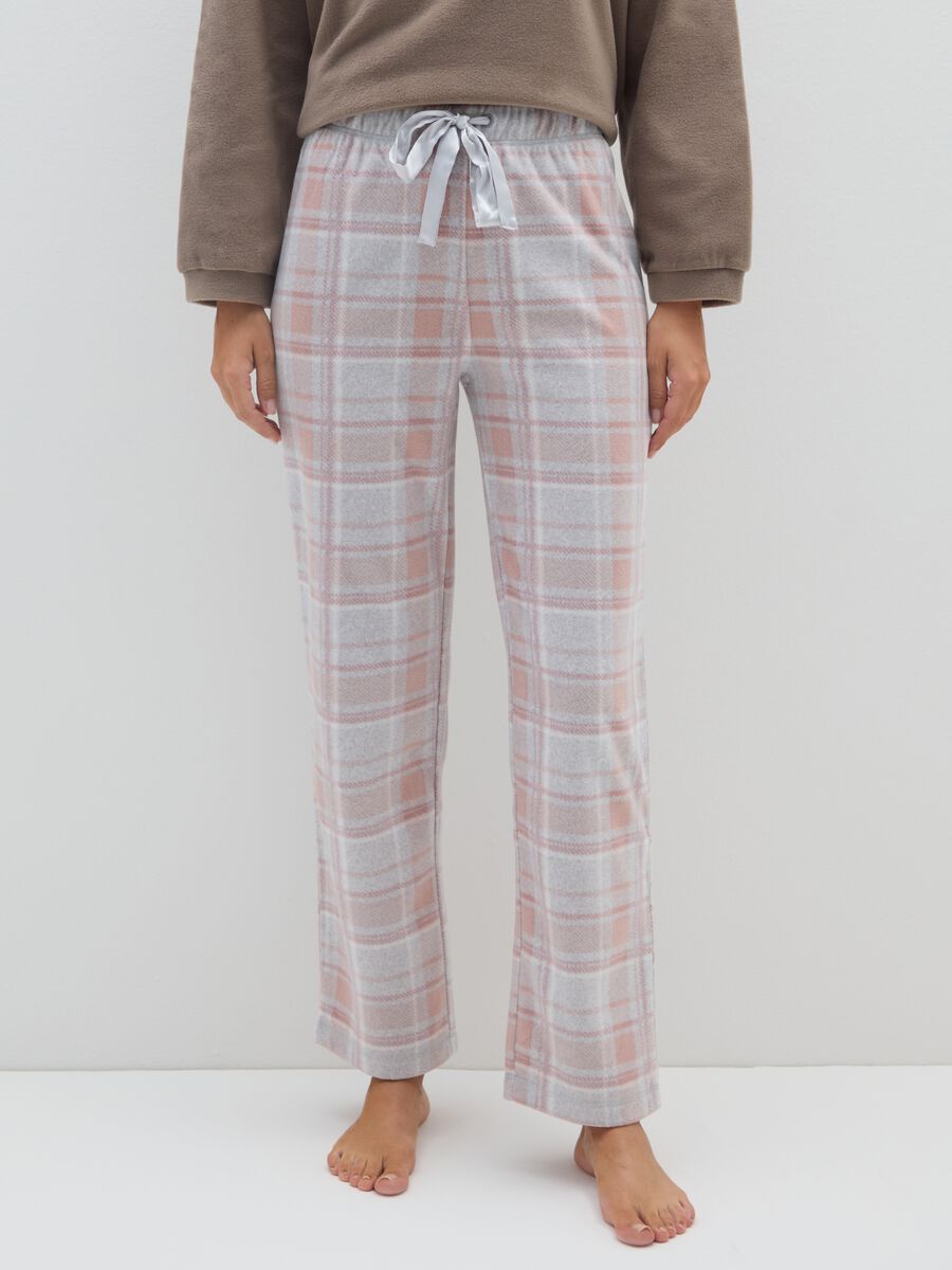 Multicolour regular fit pyjama trousers_1