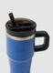 Blue insulated bottle with handle and straw_2