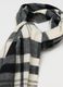 Multicolor checked scarf with fringes_1