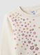 Felpa beige melange in misto cotone con girocollo_3